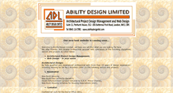 Desktop Screenshot of abilitydesignltd.com