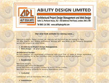 Tablet Screenshot of abilitydesignltd.com